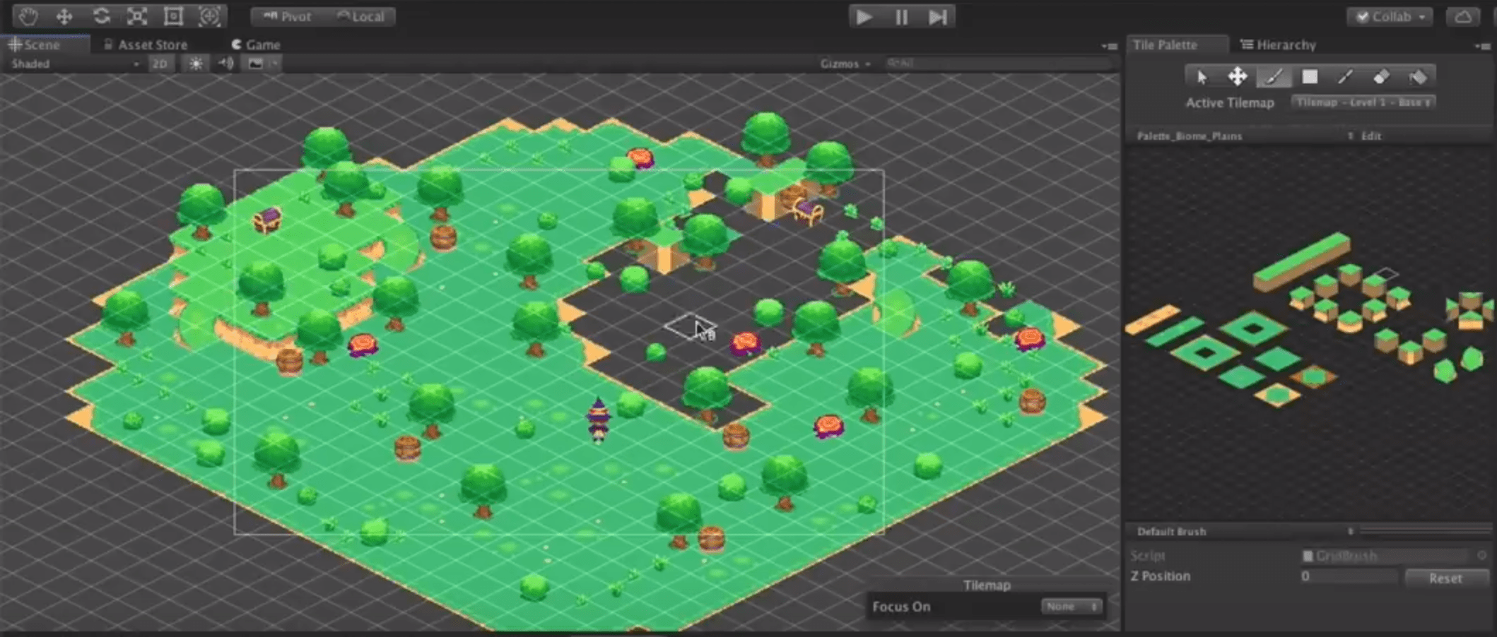 Unity Isometric Tilemap System